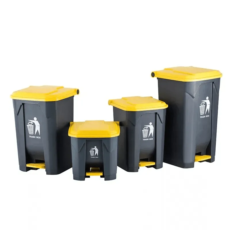 plastic pedal trash bin